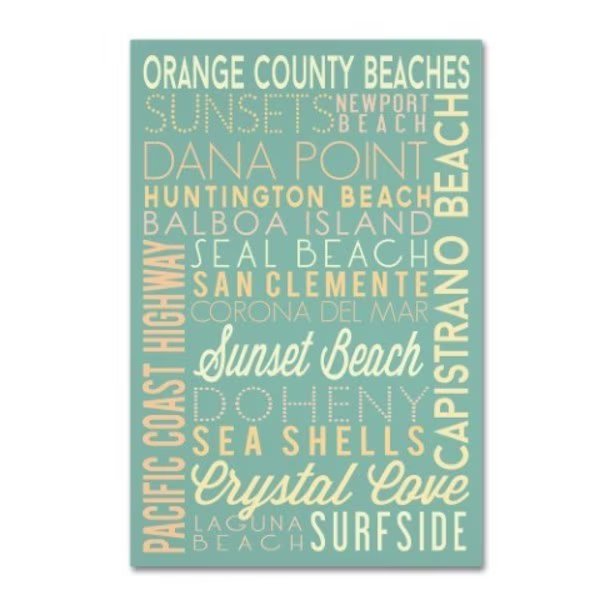 Lantern Press 'Beach 3' Canvas Art, 22x32, Trademark Fine Art, Mfr#: ALI9435-C2232GG